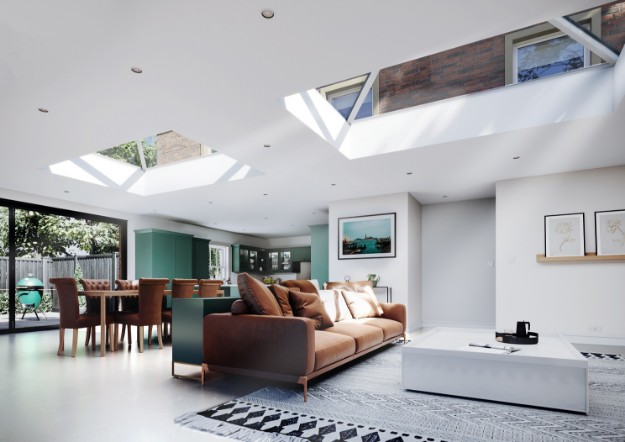 Picture of 4-Pane Glass Roof Lantern