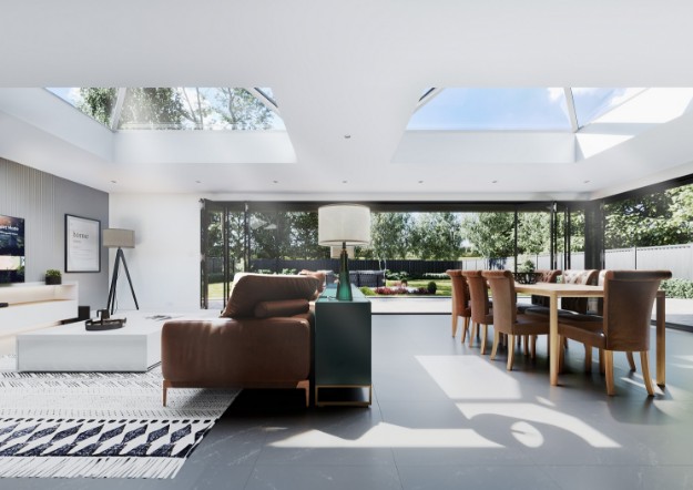 Picture of 4-Pane Glass Roof Lantern