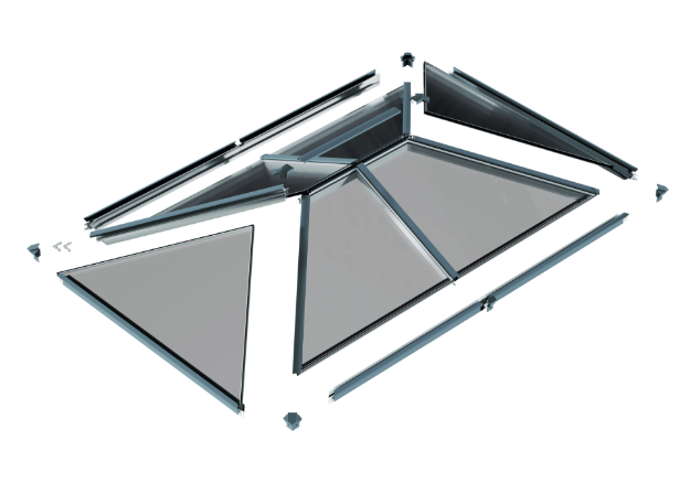 Picture of Custom Size Glass Roof Lantern